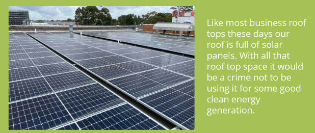 Solar panels at Doorstep Marrickville