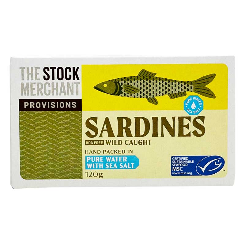 The Stock Merchant Sardines in Pure Water