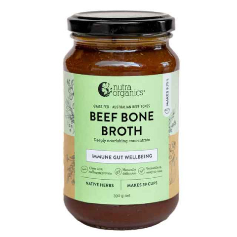 Nutra Organics Beef Bone Broth Concentrate Native Herbs