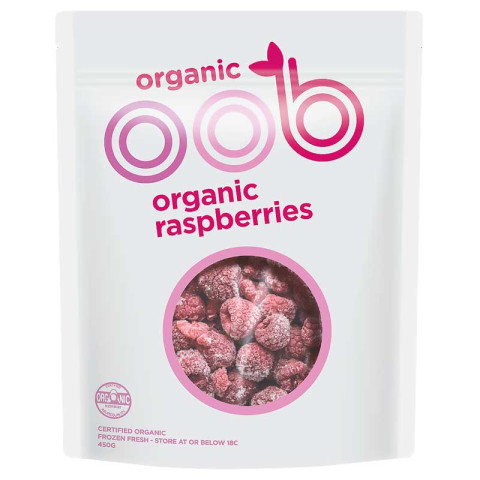 OOB Organic Frozen Raspberries