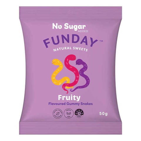 Funday Fruity Gummy Snakes