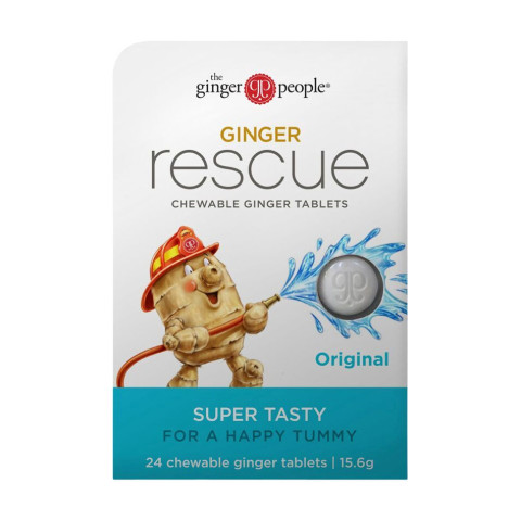 The Ginger People Ginger Rescue Chewable Tablets Original