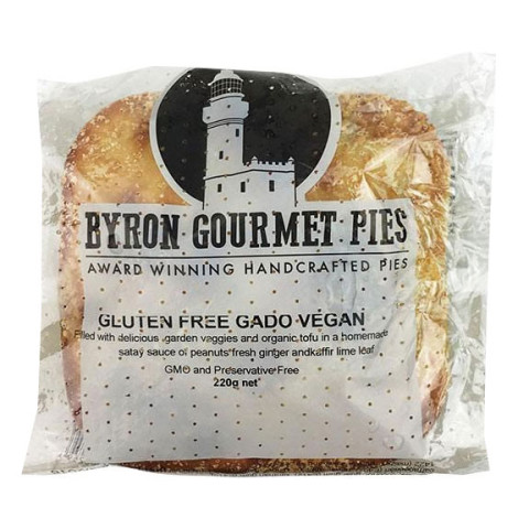 Byron Gourmet Pies Gluten Free Gado Gado Vegan Pie Bulk Buy