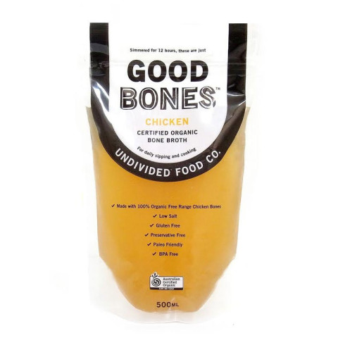Undivided Food Co Good Bones Organic Chicken Bone Broth Bulk Buy