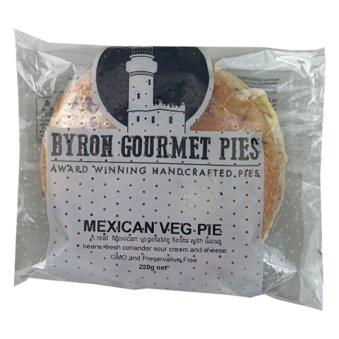 Byron Gourmet Pies Mexican Veg Pie Bulk Buy