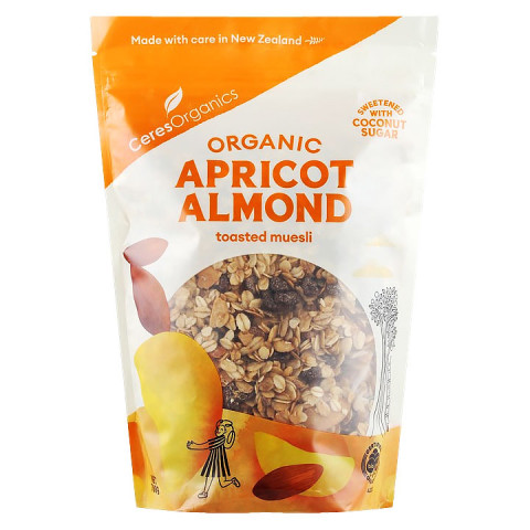 Ceres Organics Muesli Toasted Apricot Almond