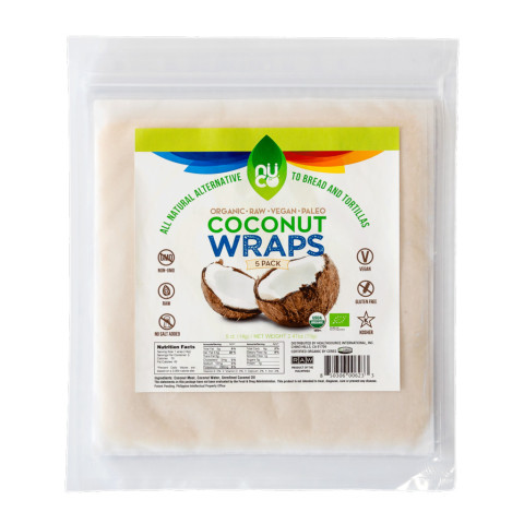 Nuco Organic Raw Coconut Wraps