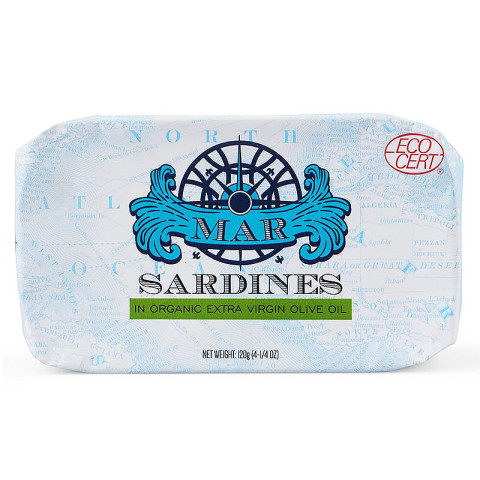 Mar Sardines in EVOO Can