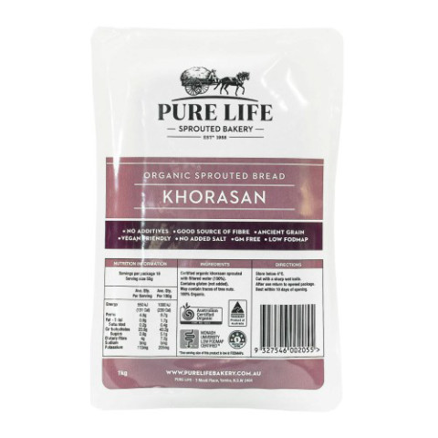 Pure Life Sprouted Khorasan (Kamut) Bread - Clearance