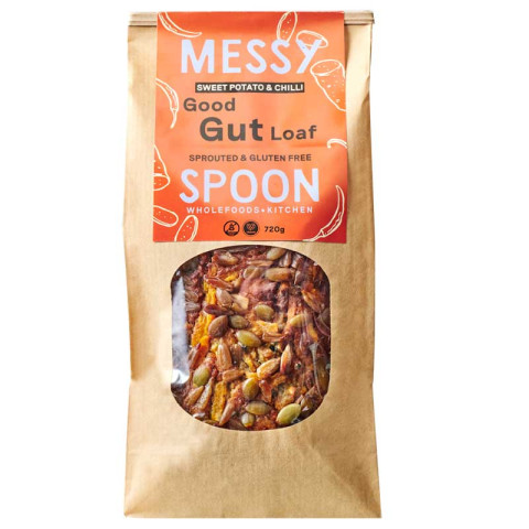 Messy Spoon Sweet Potato and Chilli Loaf Sliced