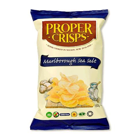 Proper Crisps Chips Marlborough Sea Salt