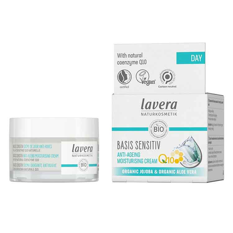 Lavera Basis Sensitiv Anti-Ageing Moisturising Day Cream Q10