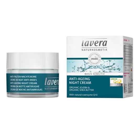Lavera Basis Sensitiv Anti-Ageing Night Cream Q10