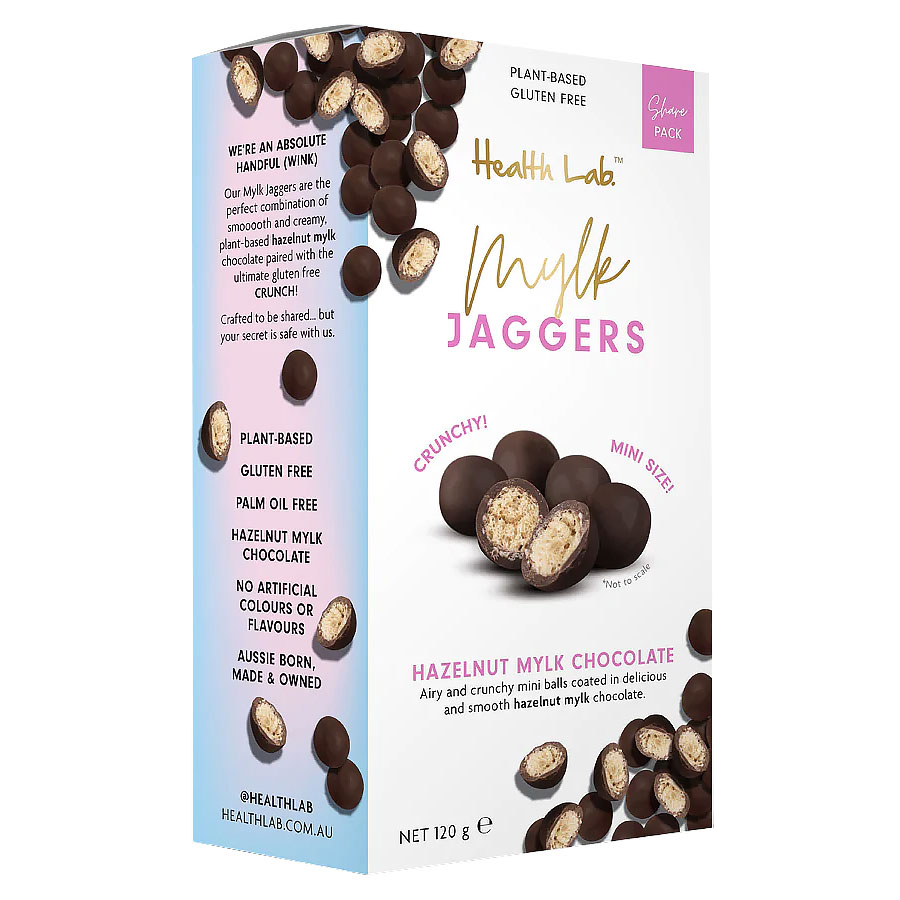 Health Lab Mylk Jaggers Hazelnut Mylk Chocolate