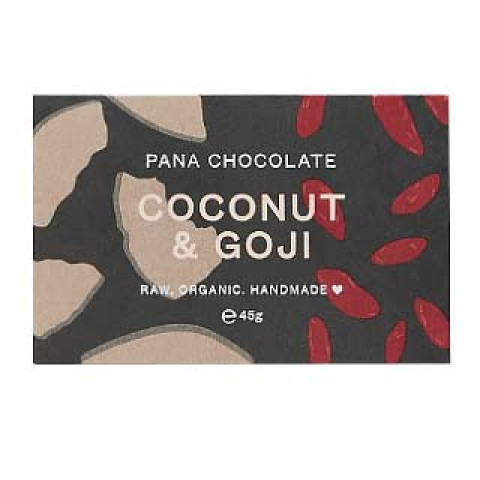Pana Chocolate Coconut and Goji Berries Chocolate