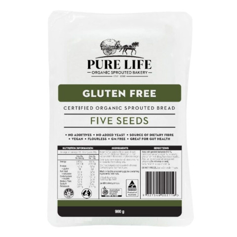 Pure Life Sprouted Bread 5 Seed