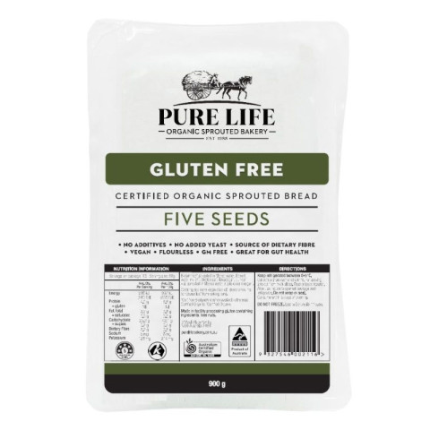 Pure Life Sprouted Bread 5 Seed - Clearance