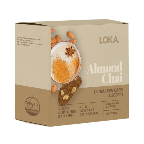 Loka Almond Chai Low Carb Biscuits