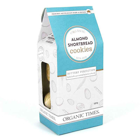 Organic Times Almond Shortbread Cookies