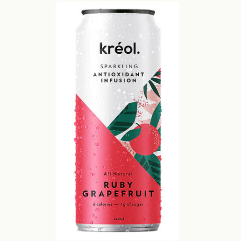 Kreol Sparkling Antioxidant Infusion -  Ruby Grapefruit