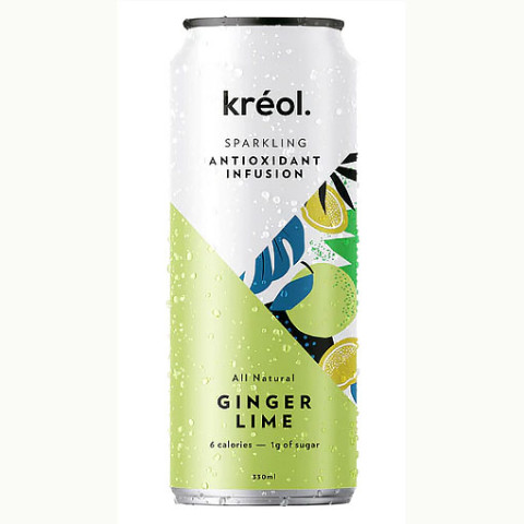 Antioxidant Infusion: Ginger Lime Kreol Sparkling