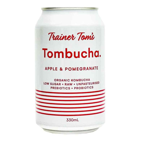 Trainer Tom's Apple Pomegranate Tombucha Kombucha