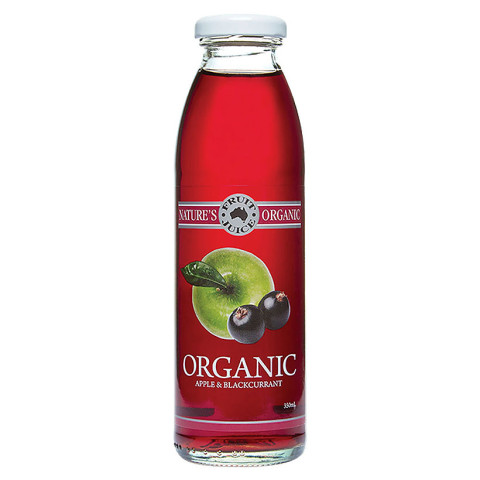 Nature's Organic Apple and Blackcurrant Juice Organic