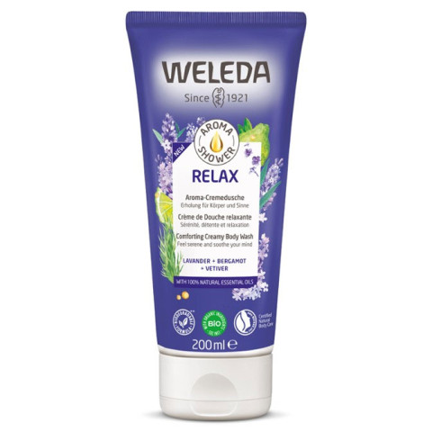 Weleda Aroma Shower Gel ‘Relax’ Lavender, Bergamot and Vetiver