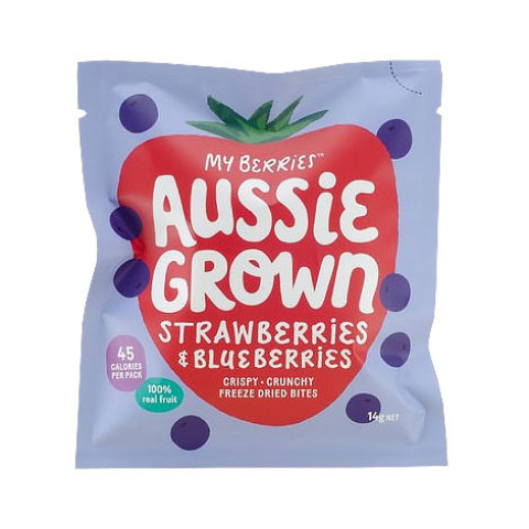My Berries Aussie Grown Freeze Dried Strawberries and Blueberries Bulk Buy