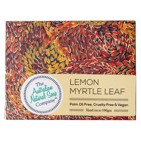 The Australian Natural Soap Co Australian Bush Soap Lemon Myrtle Leaf