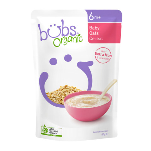 Organic Bubs Baby Oats Cereal