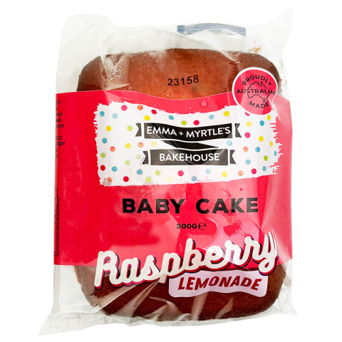 Emma and Myrtle Baby Raspberry and Lemonade Cake