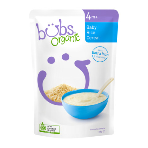 Organic Bubs Baby Rice Cereal
