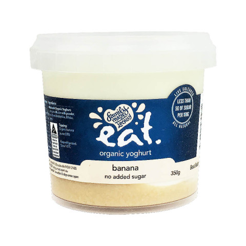 Eat Gourmet Banana Yoghurt - No Added Sugar - Clearance