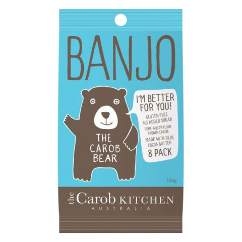 The Carob Kitchen Banjo The Carob Bear - 8 pack