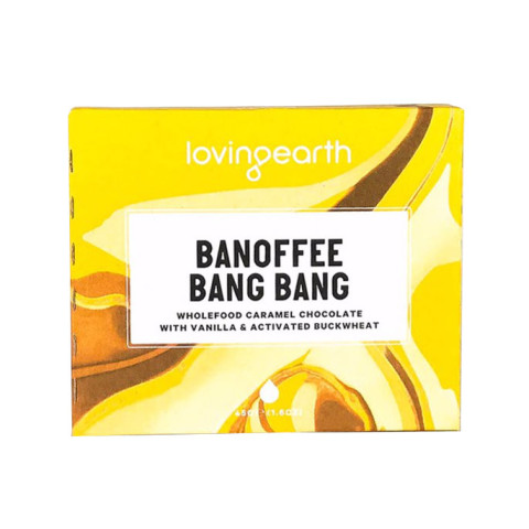 Loving Earth Banoffee Bang Bang Chocolate Bar