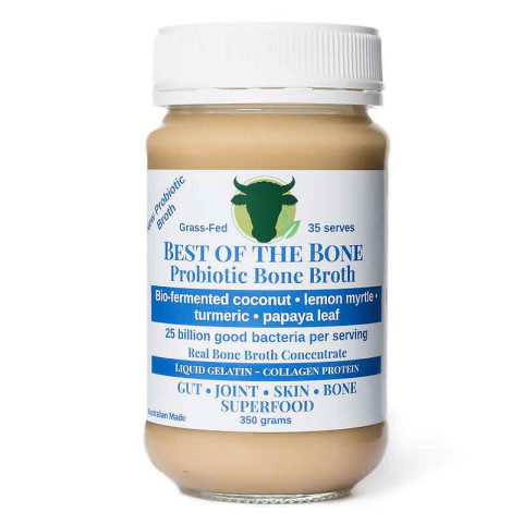 Best Of The Bone Beef Bone Broth Concentrate Probiotic Coconut Lemon Myrtle
