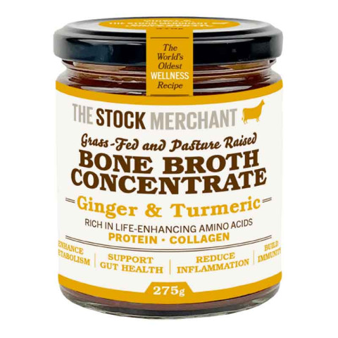 The Stock Merchant Beef Bone Broth Concentrate with Ginger and Turmeric