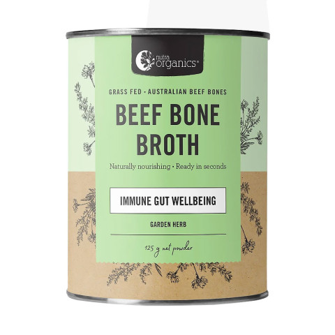 Nutra Organics Beef Bone Broth Garden Herb<br>