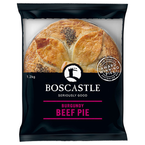 Boscastle Beef Burgundy Family Pie