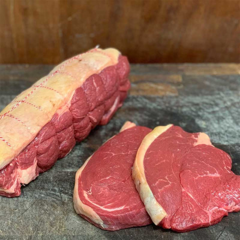 Feather and Bone Beef Rump Steak Pastured Dry Aged 2-3 Weeks (Fresh)
