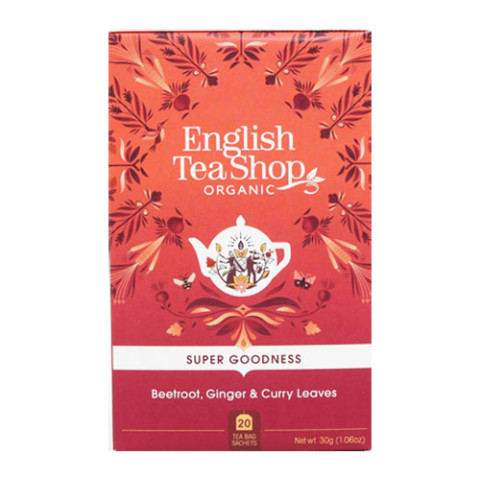 English Tea Shop Beetroot, Ginger and Curry Leaf Tea