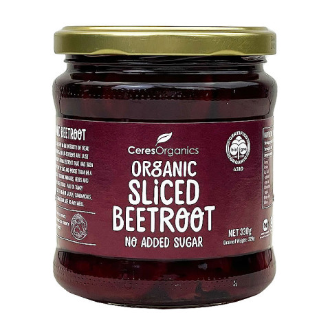 Ceres Organics Beetroot Sliced No Added Sugar