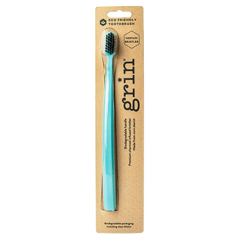 Grin Biodegradable Toothbrush - Adult Medium Mint