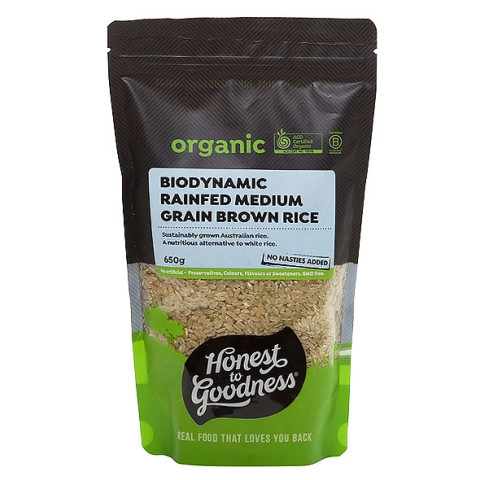 Honest to Goodness Biodynamic Rain-Fed Brown Rice