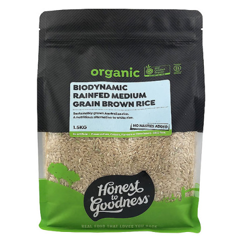 Honest to Goodness Biodynamic Rain-Fed Brown Rice