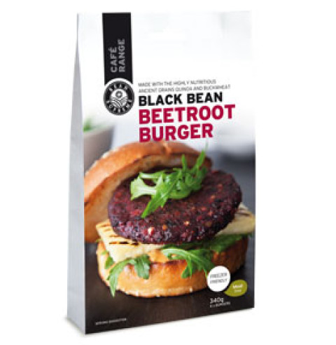 Bean Supreme Black Bean Beetroot Burgers