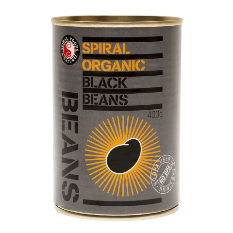 Spiral Black Beans