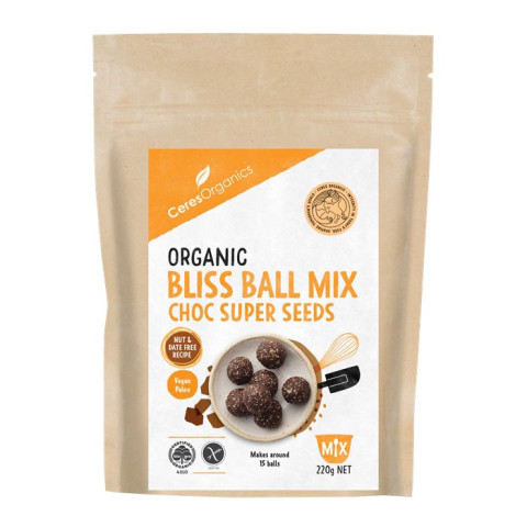 Ceres Organics Bliss Ball Mix Choc Super Seeds