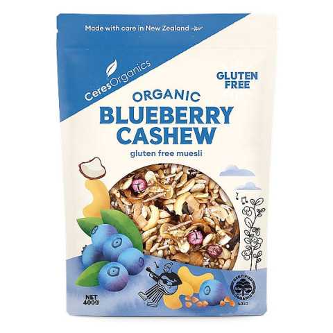 Ceres Organics Blueberry Cashew Gluten Free Muesli